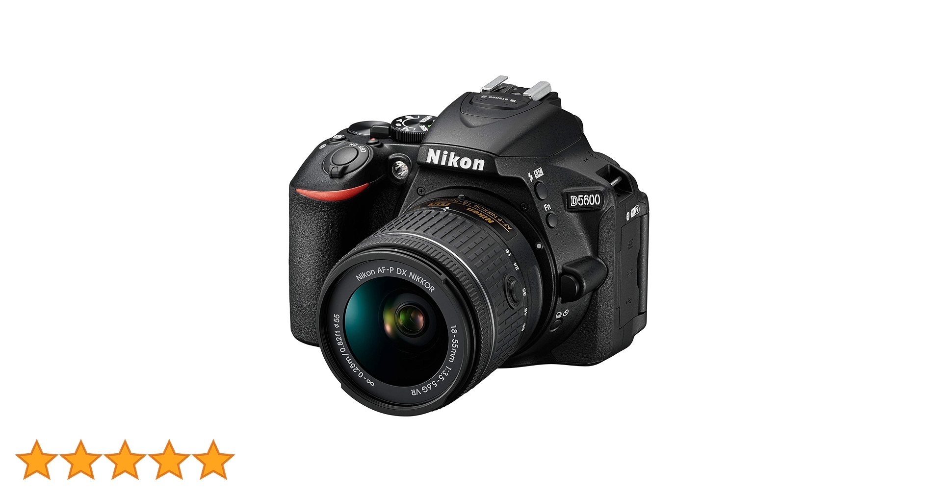 Amazon | Nikon D5600 DSLR Camera Kit [with AF-P 18-55 VR